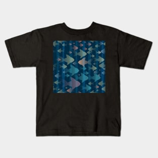 Colorful Fishes Seamless Pattern Kids T-Shirt